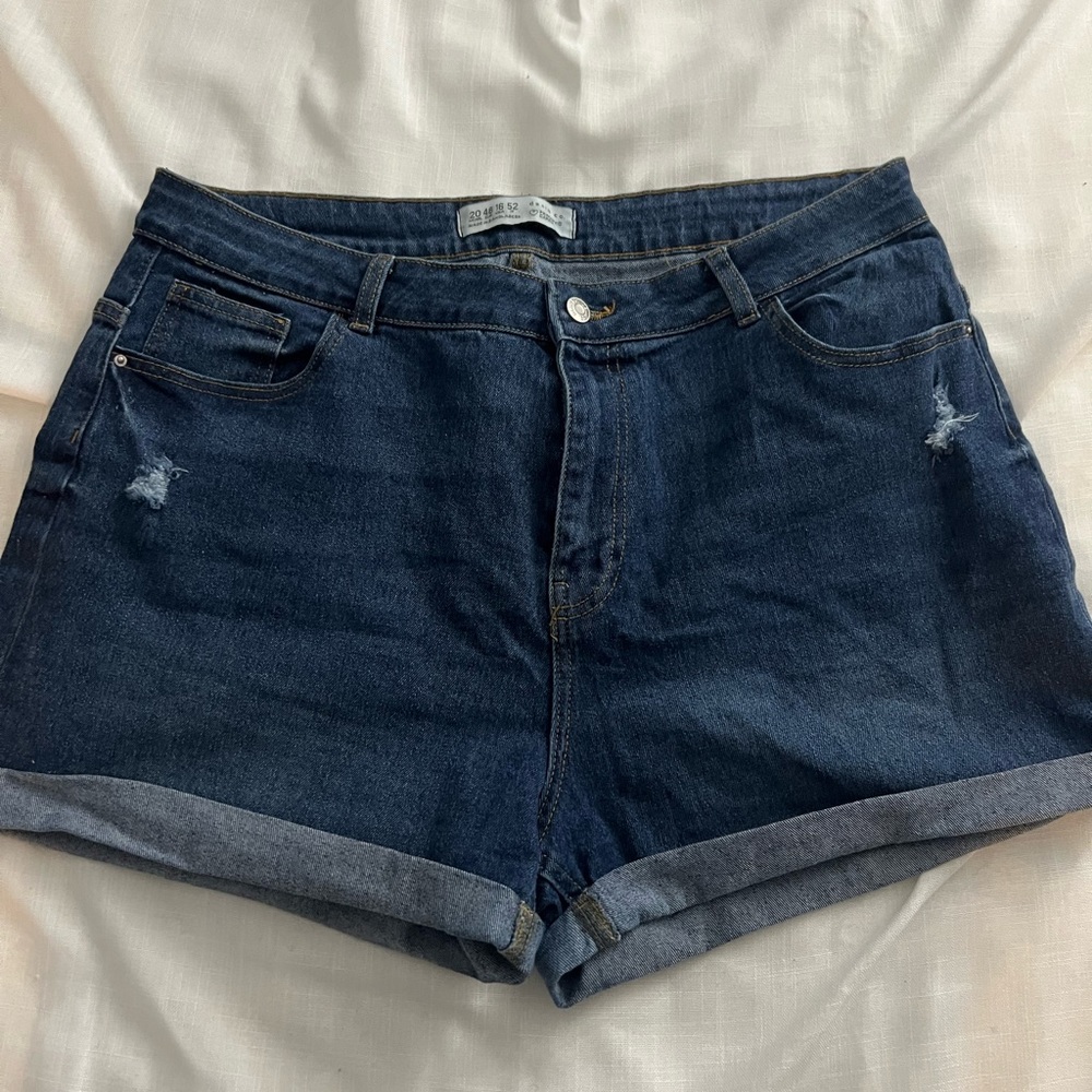 Primark Dark Blue Jean Shorts